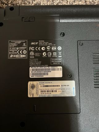 Portátil Acer para piezas