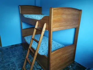 Litera madera 2 camas + nido 80/90