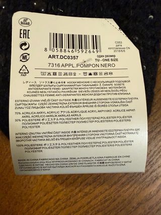 Calzettoni antiscivolo Calzedonia neri