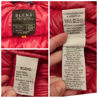 Blend Piumino Uomo Blu Taglia XL