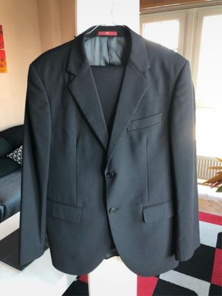 Traje Caramelo Negro Talla 52