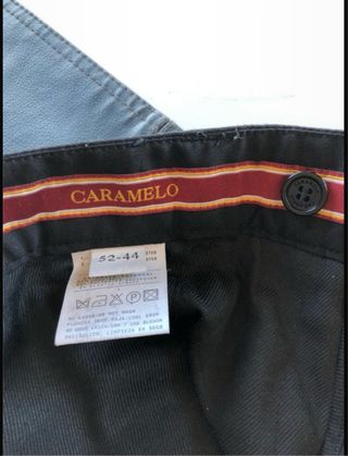 Traje Caramelo Negro Talla 52