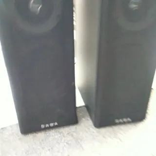 Altavoces SABA Negros y Grises