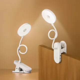 Lámpara LED flexible con pinza