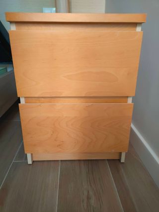 Mesitas de noche Malm madera