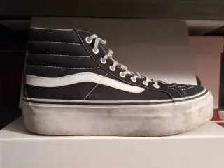 Vans Sk8 Platform Donna Nero/Bianco