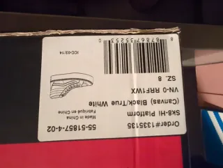 Vans Sk8 Platform Donna Nero/Bianco