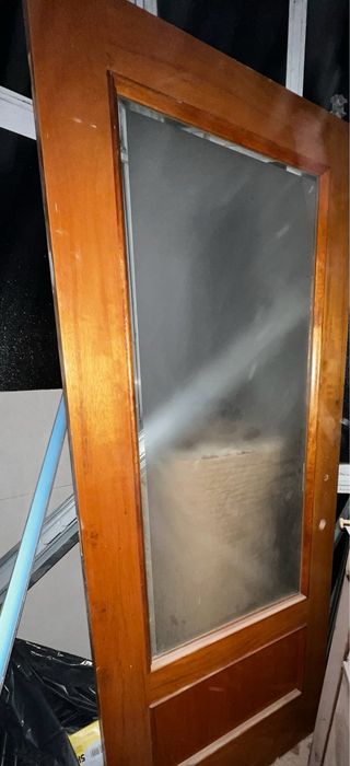 Puerta interior madera maciza