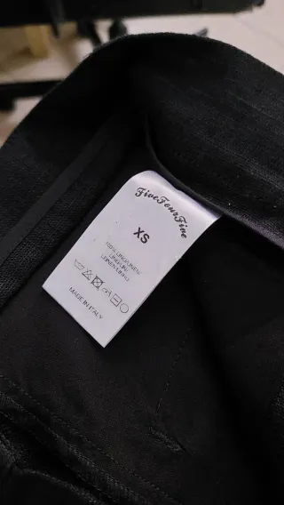 fivefourfive heavy linen baggy pants