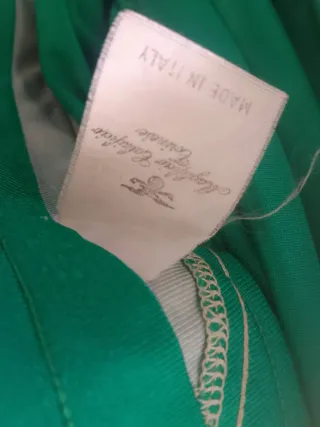 Top Kappa Vintage Verde y Morado Talla M