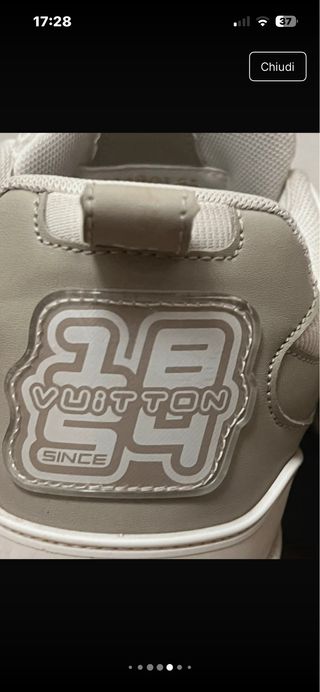 Scarpe Louis Vuitton Skate Uomo Beige/Bianco