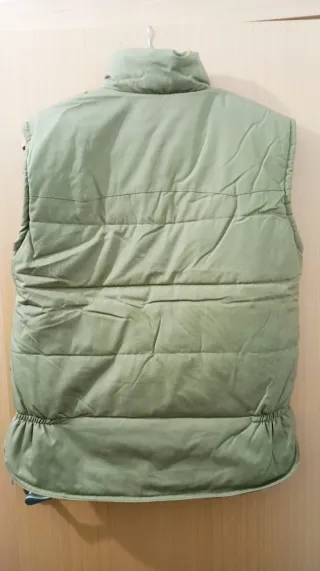 Chaleco forrado color caqui