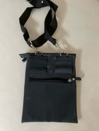 Borsa a spalla uomo DATA MATE nero