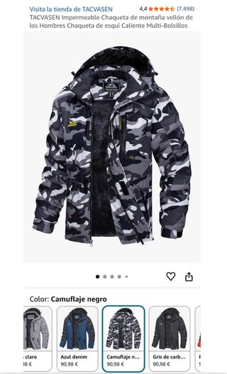 Chaqueta de montaña TACVASEN Polar Cálido