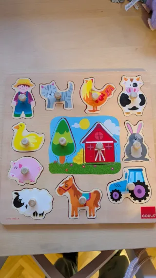 Puzzle Madera Goula Granja