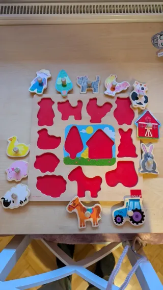 Puzzle Madera Goula Granja