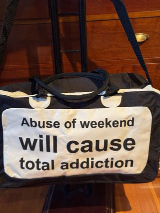 Bolsa con mensaje divertido