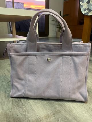 Original Bolso Coach Lila Medio con cinturón