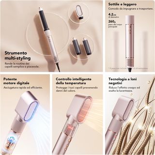Asciugacapelli phon arricciacapelli Professionale