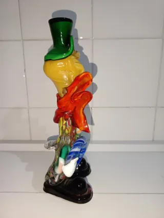 Figura de cristal payaso Murano