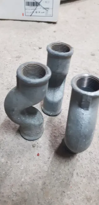 Raccordo zincato 3/4