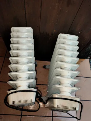 Radiador Eléctrico Agua Blanco