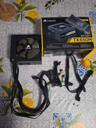 PSU/Fuente de Alimentación Corsair TX650M 80+ Gold