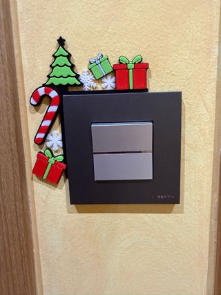 Adorno Navidad Árbol, Regalos, Bastón