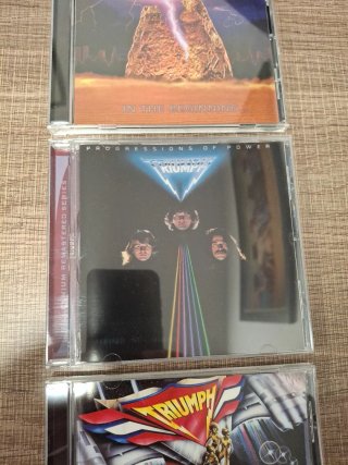 TRIUMPH 1976-1980 3 CDs Hard Rock AOR Canada 70s