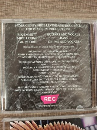 TRIUMPH 1976-1980 3 CDs Hard Rock AOR Canada 70s