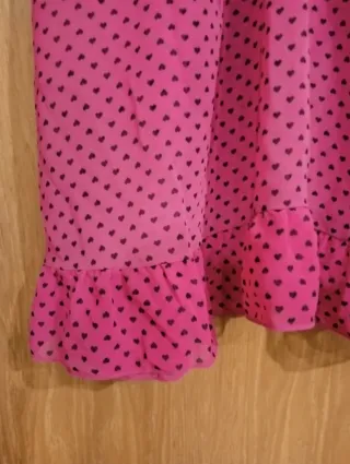 Picardías Oisho rosa fucsia con corazones