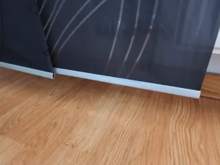 Tende per camera da letto in tessuto con design a foglie