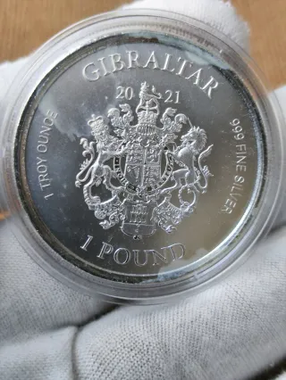 Moneda Plata 1oz 999 Justicia