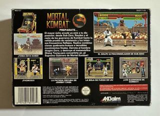 Mortal Kombat SNES PAL ESP