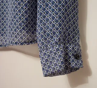 Camicetta donna fantasia geometrica tg 44