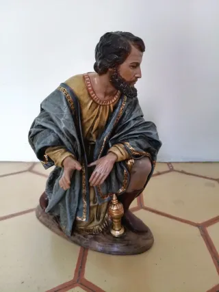 Figuras Reyes Magos Artesanía Serrano Murcia