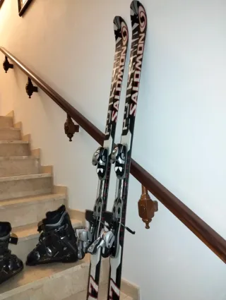 Esquísy botas salomon salto palos scott   ⛷️⛷️