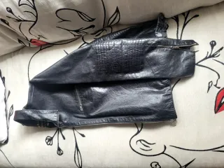 Cazadora Piel Alta Moda Firenze Negra