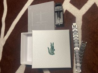Pulseras Lacoste Plata