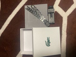 Pulseras Lacoste Plata