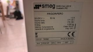 Frigorifero Smeg da incasso