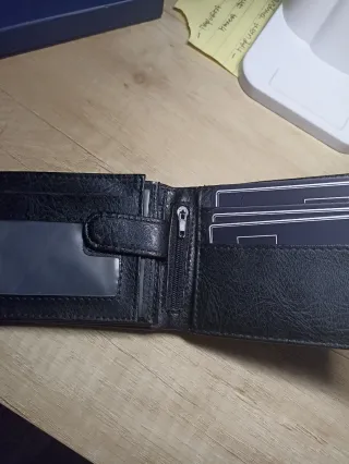 Cartera Piel Negra Bosanova