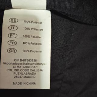 Pantalón de vestir negro corte clásico