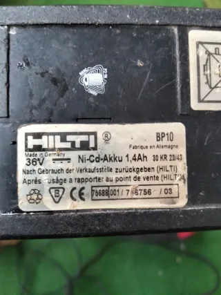 Taladro Hilti TE 10A regargable