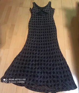 Vestido de noche lentejuelas y pedrería
