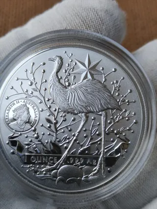 Moneda Plata 1oz 999 Canguro Australia