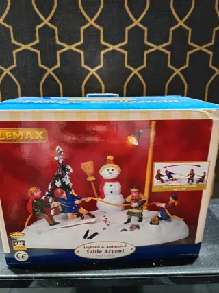 Lemax Ragazzi vs Ragazze Scena Invernale