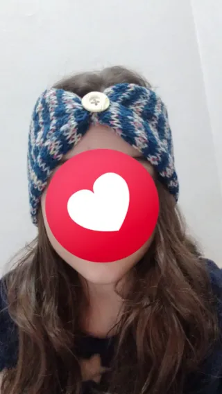 Fascia capelli fatta a mano