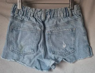 Shorts vaqueros niña Zara desgastados talla 10
