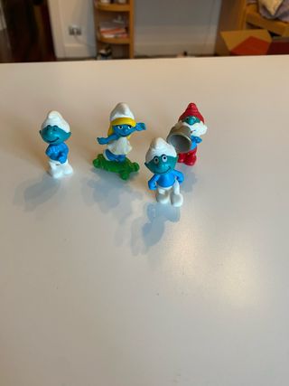 Set di figurine dei Puffi di Kinder